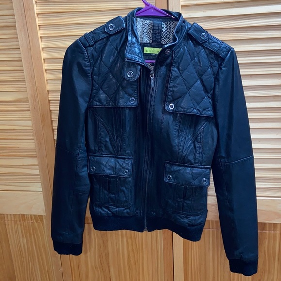 Leather jacket